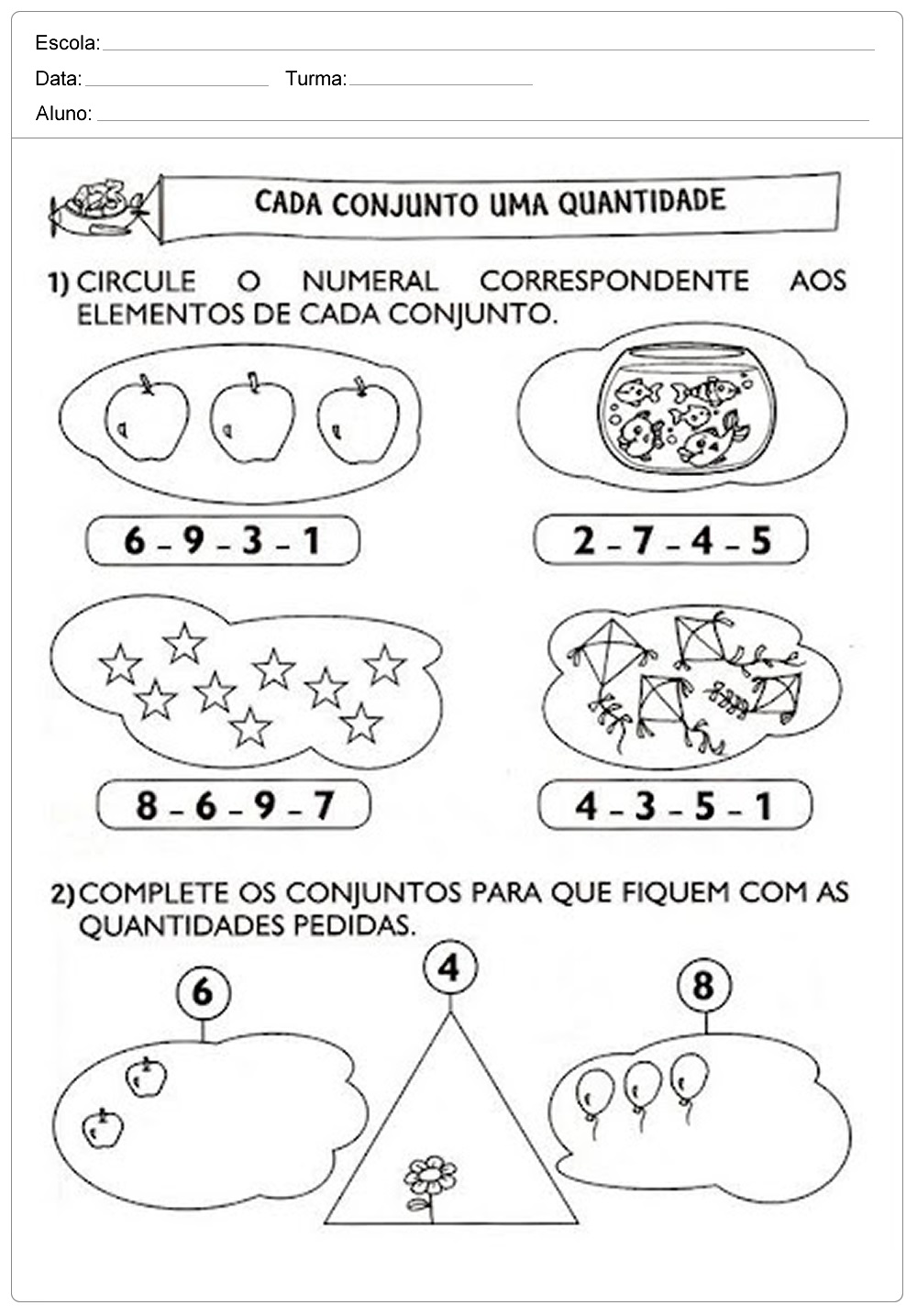 As melhores atividades de matemática 1° ano para imprimir com exercícios de soma com dedinhos, contendo questões organizados e de fácil entendimento para os alunos já que possui imagens ilustrativas que pode ser colorida a critério do professor.