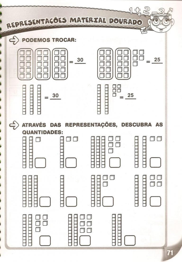 Atividades de Matemática dezena e unidade para imprimir - 1º ano