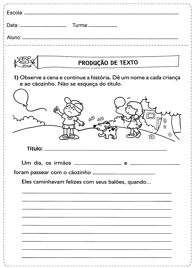 Atividades de Português 1 ano para imprimir - Ensino Fundamental.