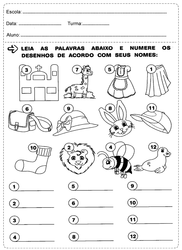 Atividades 1° Ano Português Alfabeto Educação E Transformação