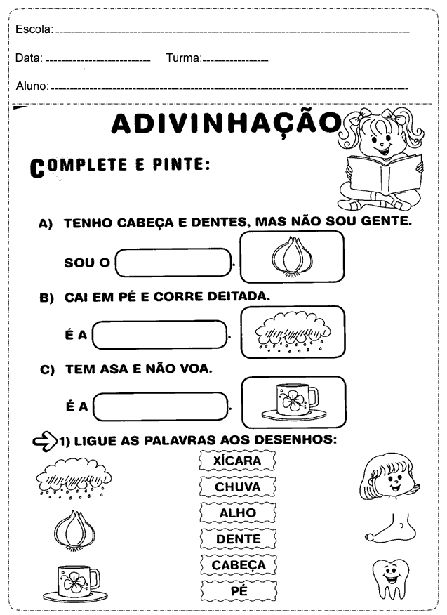 Atividades de português 2 ano do Ensino Fundamental 