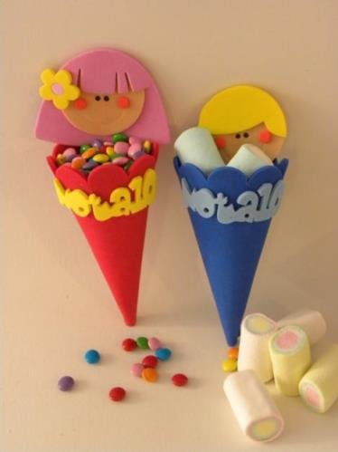  Lembrancinhas para o dia das Crianças com moldes para imprimir.