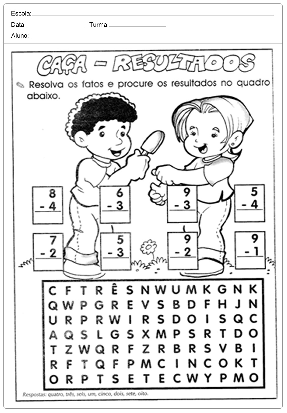 Atividades de Matemática 2 ano do Ensino Fundamental - Para Imprimir.