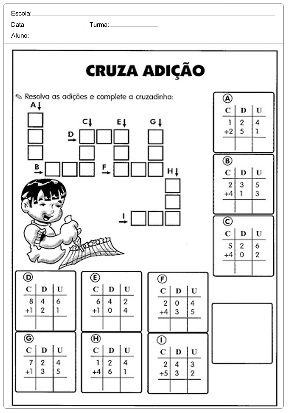 Atividades de Matemática 3 ano do Ensino Fundamental – Para Imprimir.