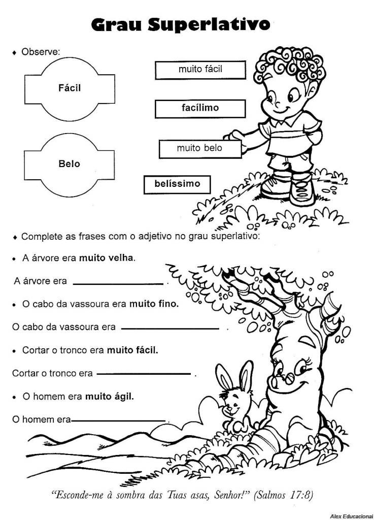 Atividades de português 5 ano do Ensino Fundamental - Para Imprimir