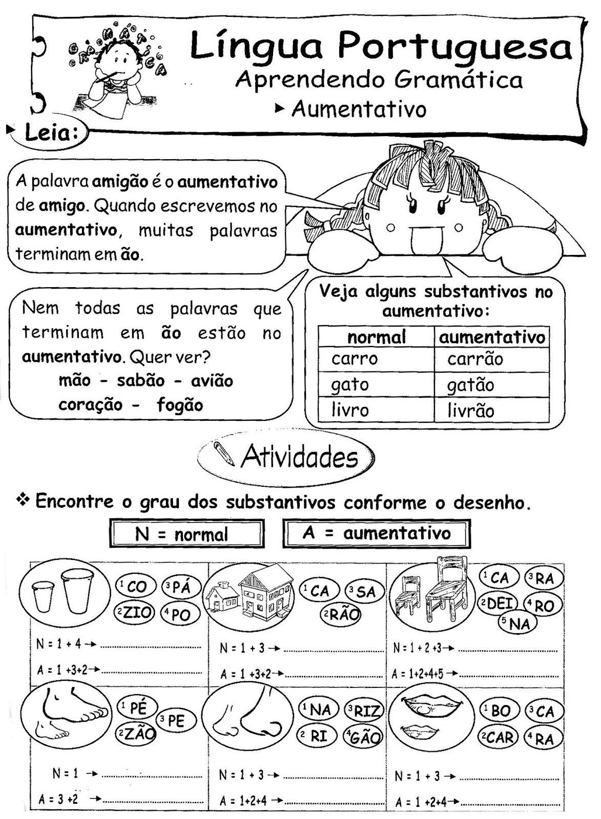 Atividades de Português 3 ano do Ensino Fundamental