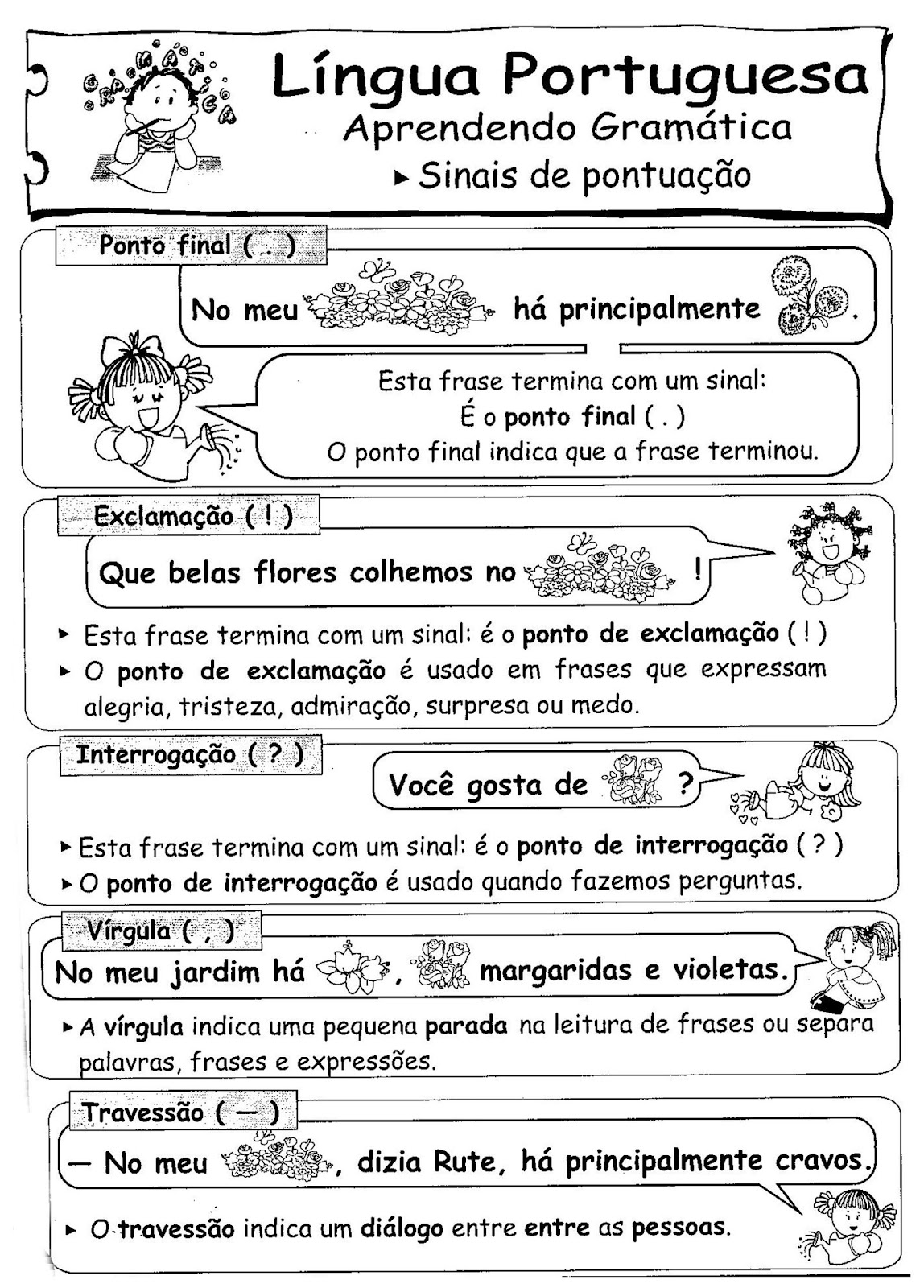 Atividades de Português 1º, 2º, 3º, 4º e 5º ano do Ensino Fundamental