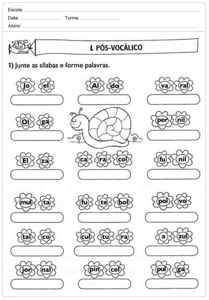 Atividades de Português para o 2 ano - Ensino Fundamental - Imprimir.