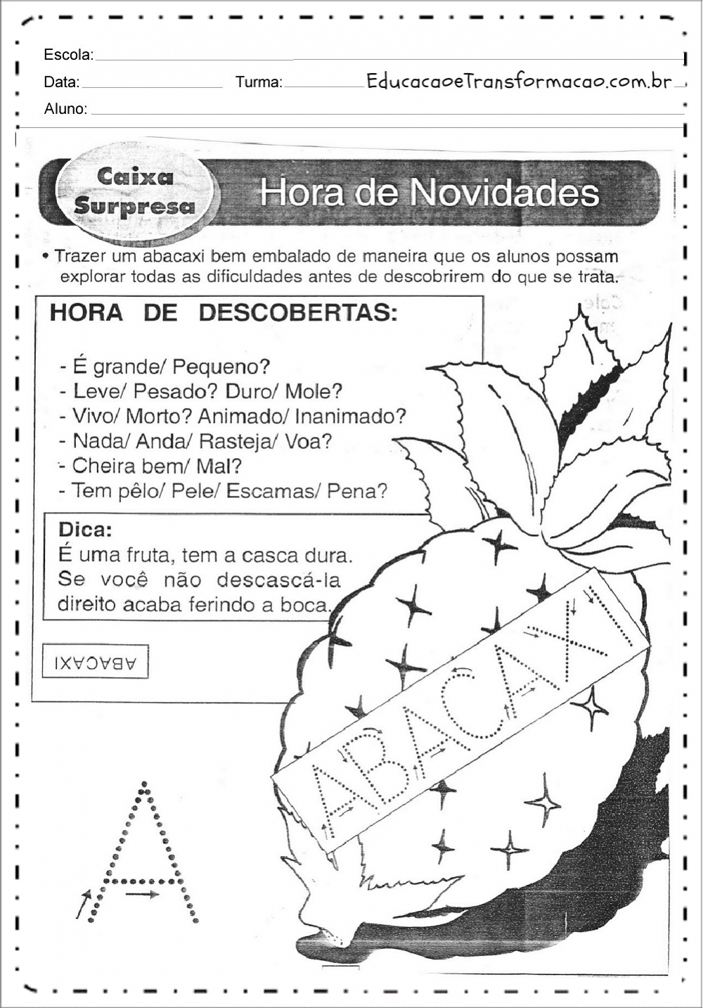 O Que Rima Com Abacaxi - RETOEDU