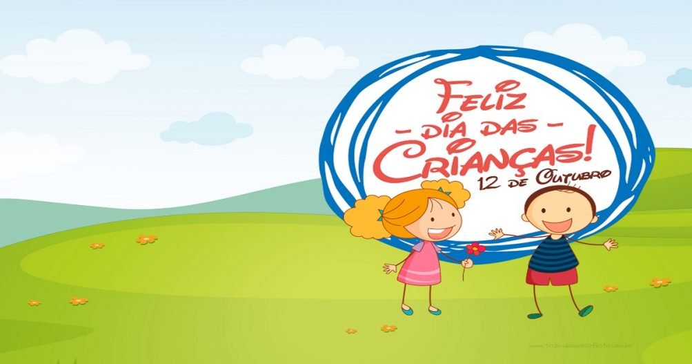 Mensagens Dia das Crianças para imprimir, colorir e completar.