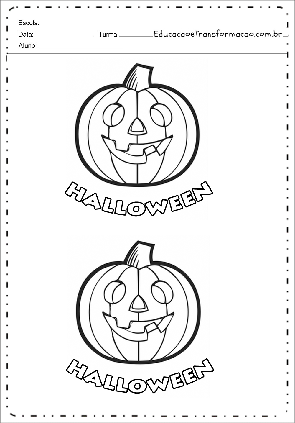 Moldes de Letras Dia das Bruxas - Halloween para imprimir.