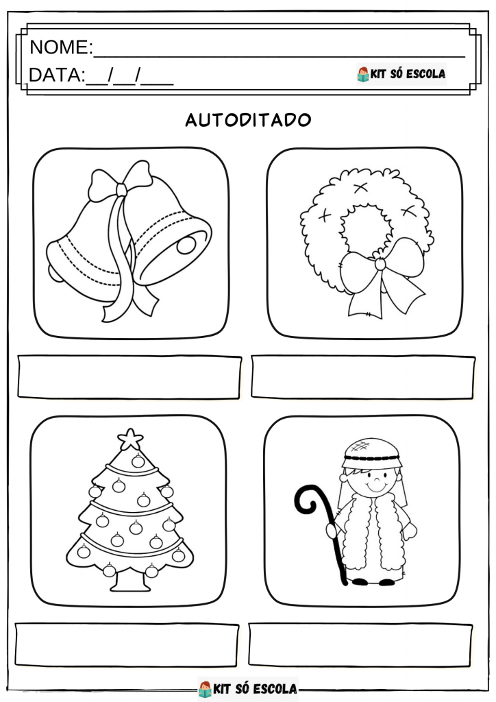 Atividades (AUTODITADO) de NATAL - Para imprimir