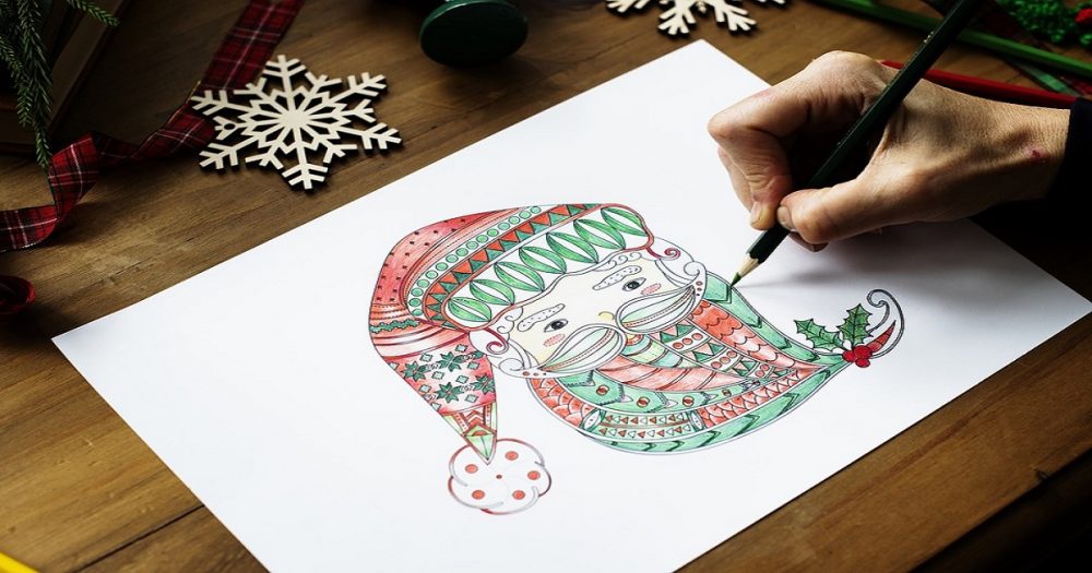 Desenhos de Natal para imprimir e colorir - Desenhos para pintar
