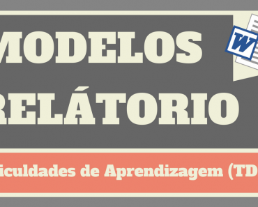 Modelo de Relatório para alunos diagnosticado com TDAH