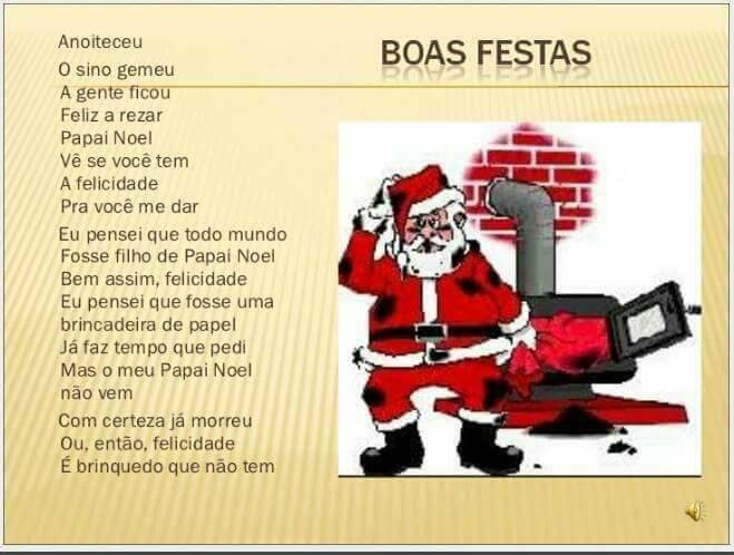 Músicas de Natal para imprimir - Letras de Músicas Natalinas para copiar