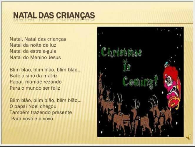 Músicas de Natal para imprimir - Letras de Músicas Natalinas para copiar