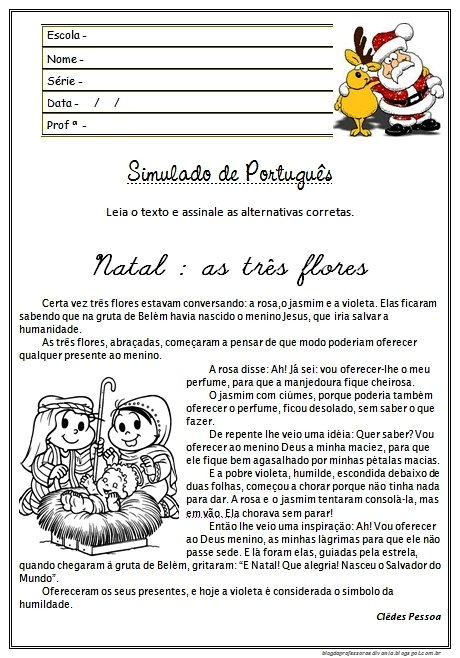 Atividades de Natal 5 ano do Ensino Fundamental - Series Iniciais Atividades de Natal 5 ano do Ensino Fundamental - Series Iniciais