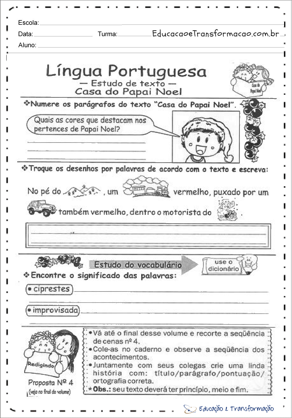 Atividades de Natal 5 ano do Ensino Fundamental - Series Iniciais Atividades de Natal 5 ano do Ensino Fundamental - Series Iniciais