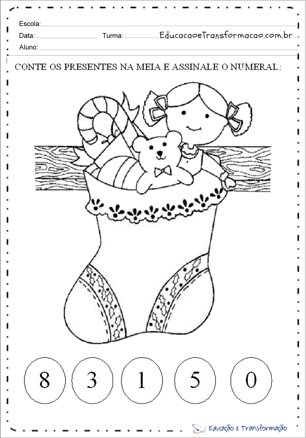 Conte - Atividades de Natal para educação infantil. – Educação e Transformação Conte - Atividades de Natal para educação infantil. – Educação e Transformação