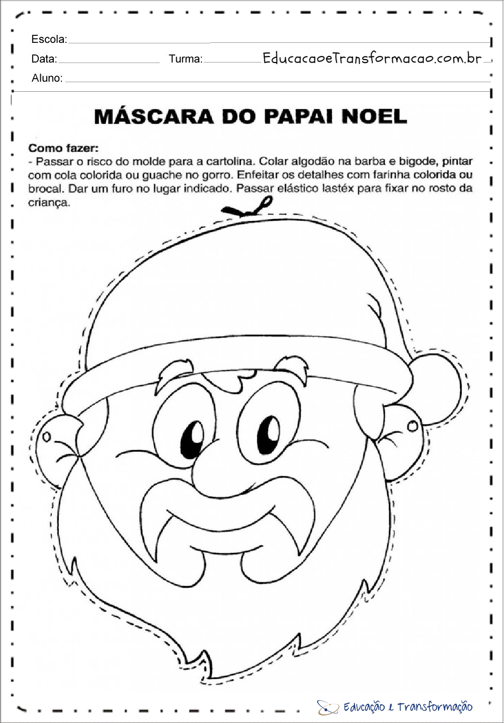 Atividades de Natal para educação infantil - Para imprimir - Series Iniciais