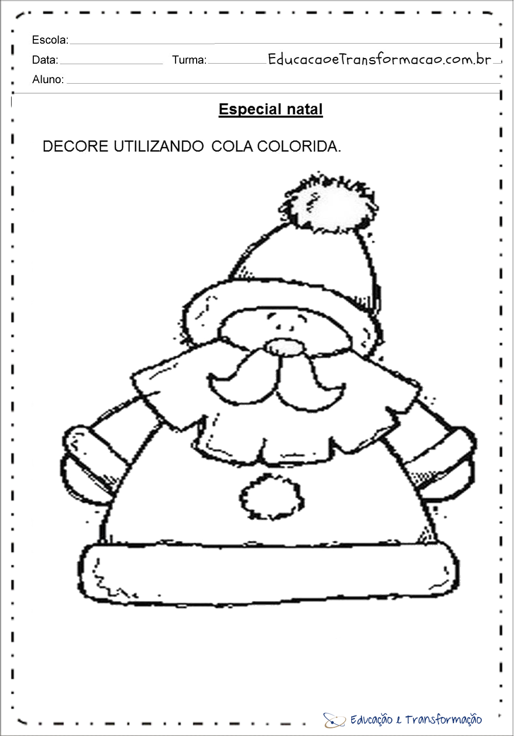 Atividades de natal para maternal - Para Series Iniciais Atividades de natal para maternal - Para Series Iniciais
