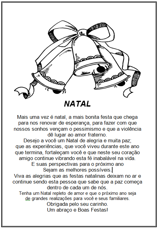 Mensagens de Natal e Boas Festas para presentes e redes sociais Mensagens de Natal e Boas Festas para presentes e redes sociais