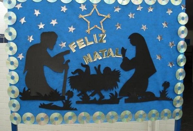 Murais de Natal para escola - Cartazes para o Natal em EVA e Feltro