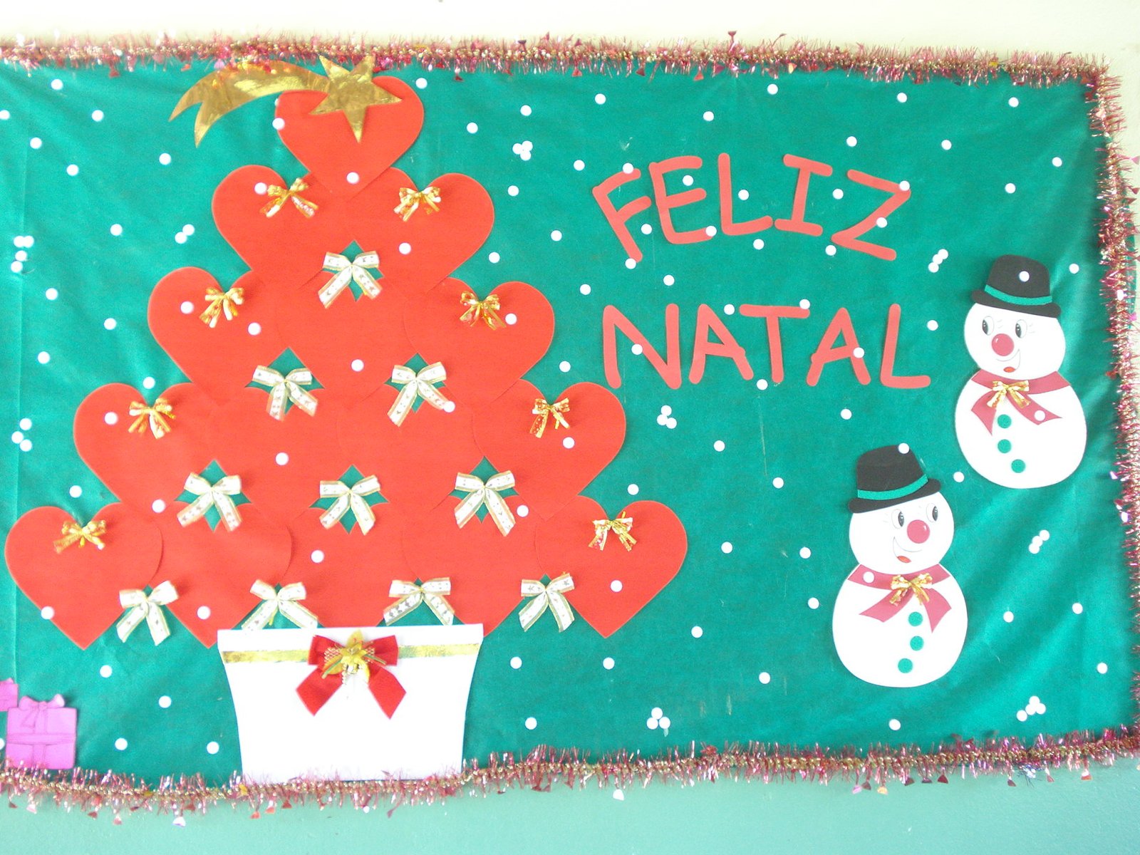 Murais de Natal para escola - Cartazes para o Natal em EVA e Feltro