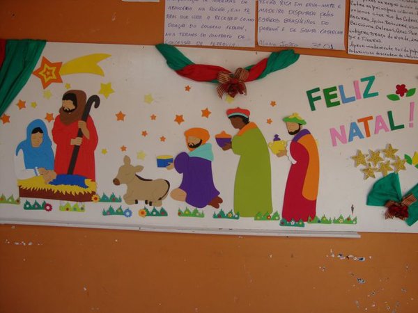 Painéis de Natal - Painel Natalino para escola- Cartazes em EVA ou Feltro
