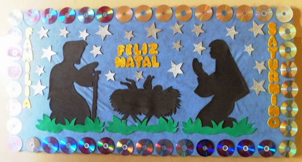 Painéis de Natal - Painel Natalino para escola- Cartazes em EVA ou Feltro