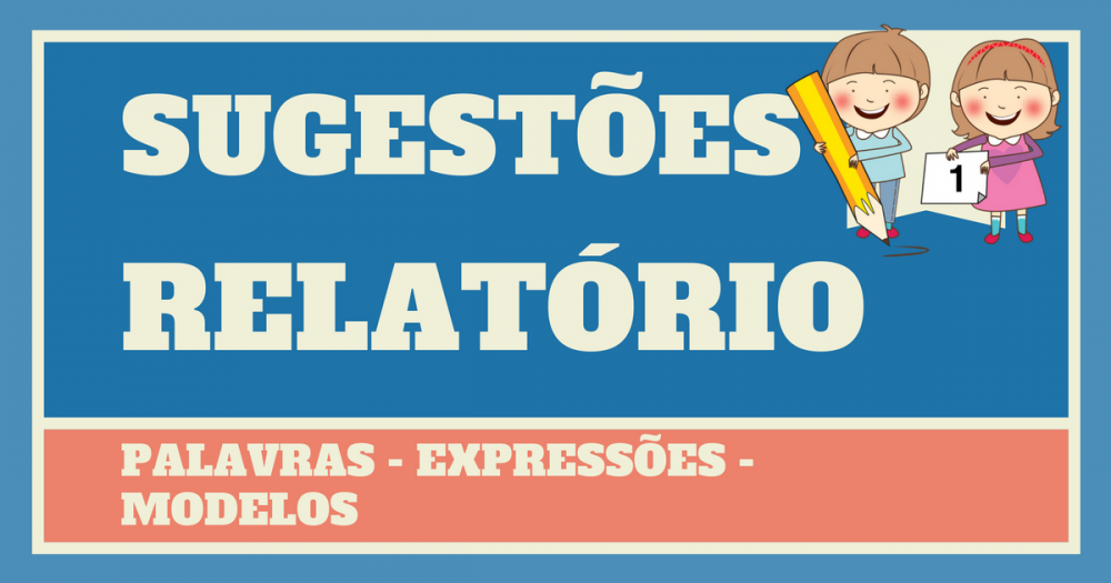 Sugestões para Relatório Individual do aluno - Palavras e Expressões