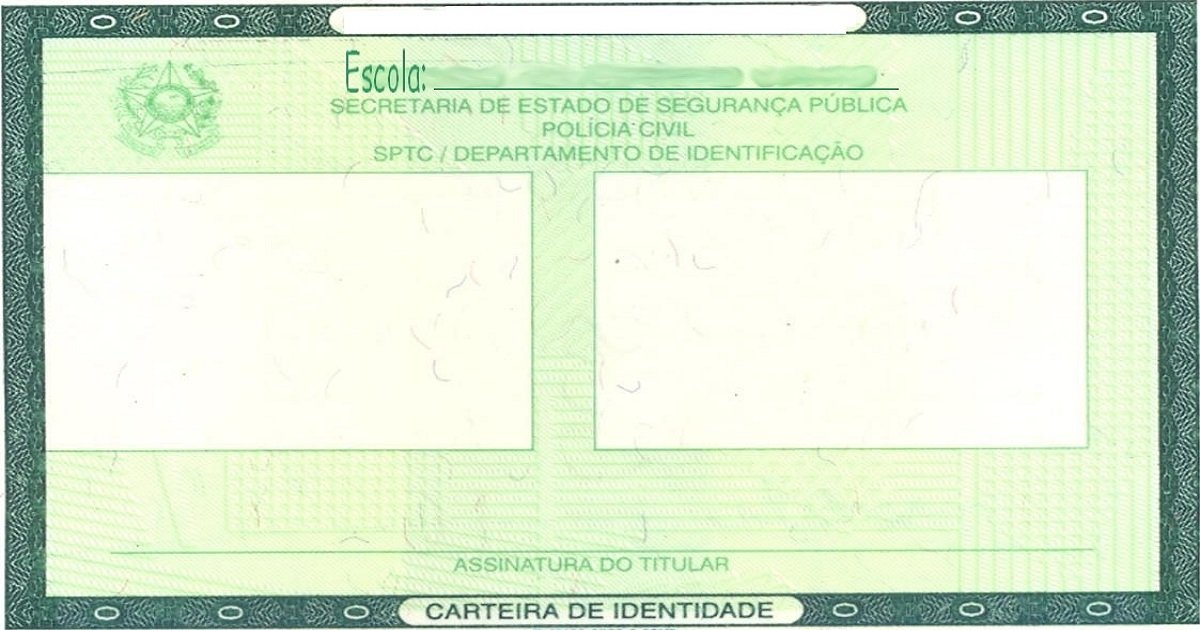 Exemplo De Carteira De Identidade Para Fazer Com Educação Infantil