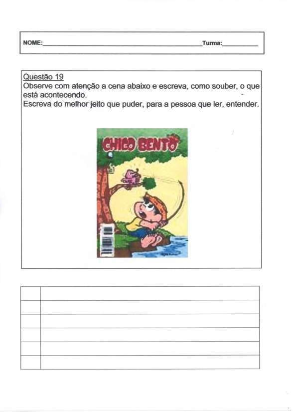 Avaliação Diagnóstica 2 ano de Português e Matemática