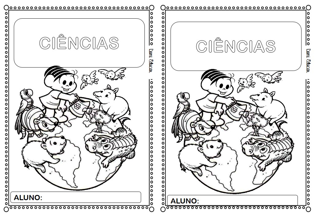 Capa Para Caderno De Ciências Educação E Transformação