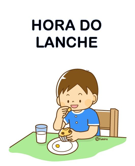 Cartazes de Rotina para Educação Infantil - Hora do lanche ...