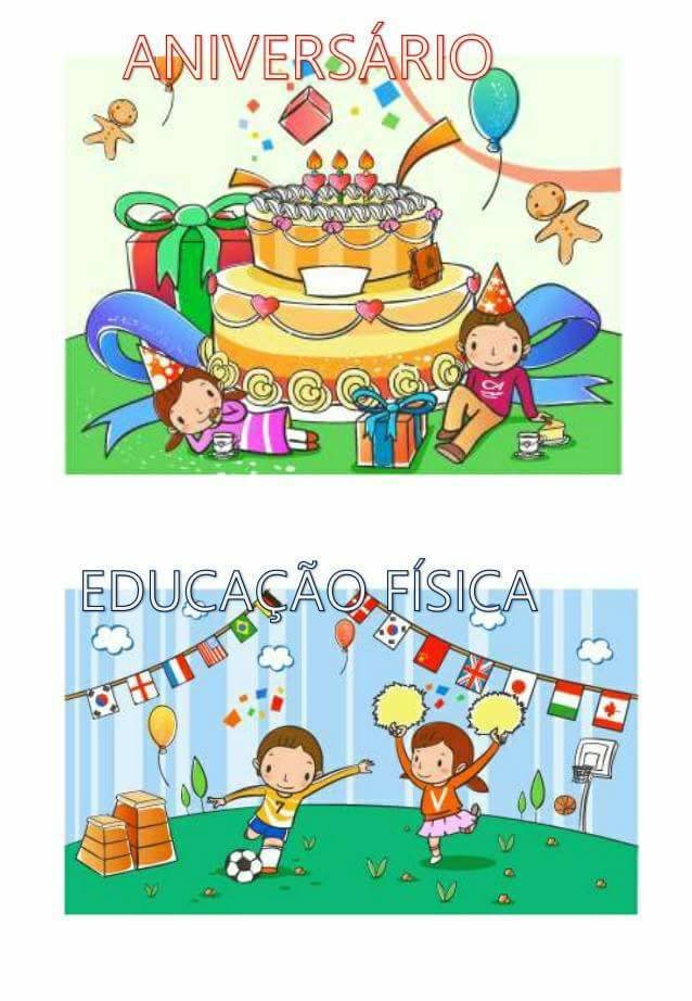 Cartazes para rotina da Educação Infantil - Para imprimir