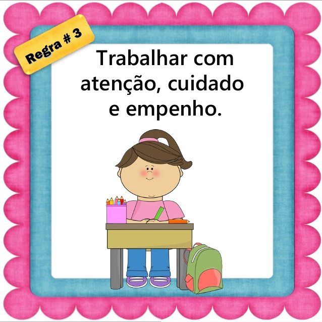 Combinados para sala de aula para Educação Infantil 