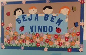 Mural de boas vindas para escola com moldes - Painéis e cartazes em eva