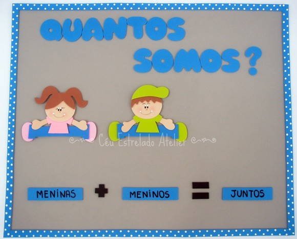 Decoração de sala de aula para Educação Infantil - Painéis e Cartazes