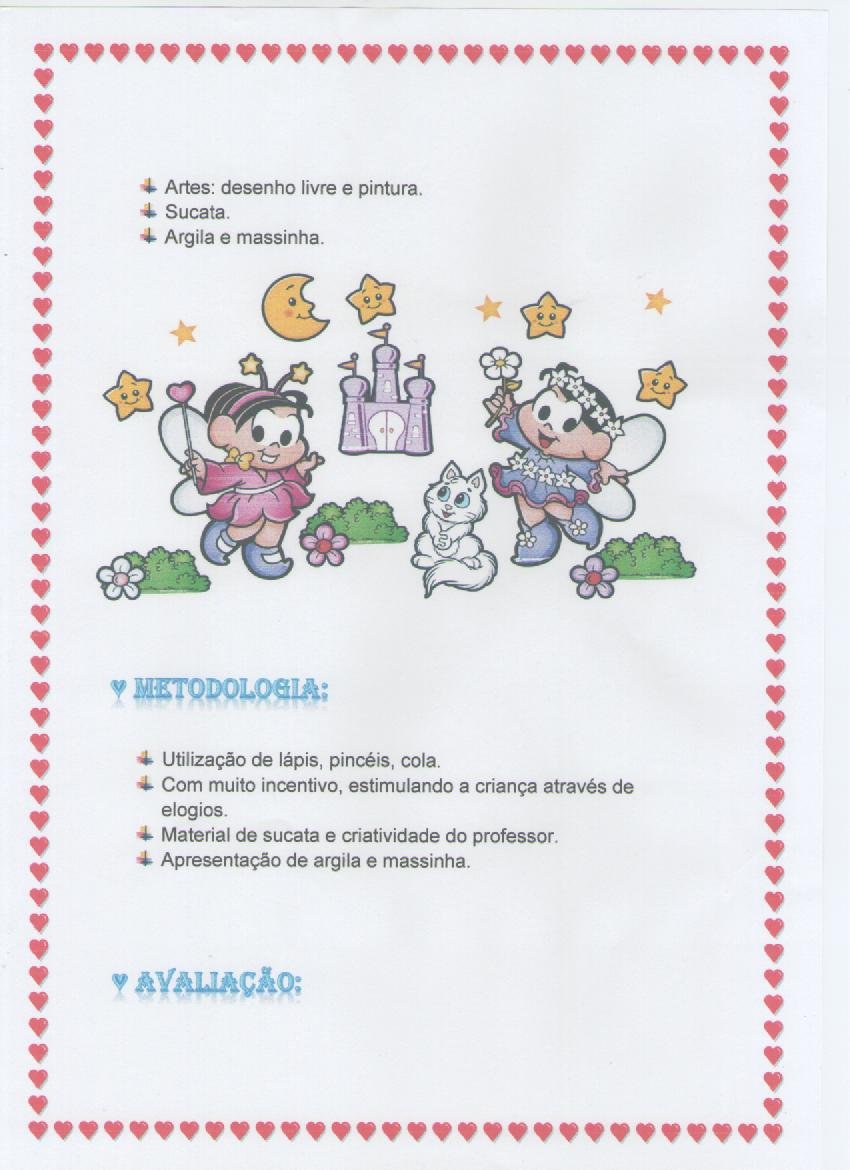 Planejamento Anual para Jardim 2 - Planos de Aula anual