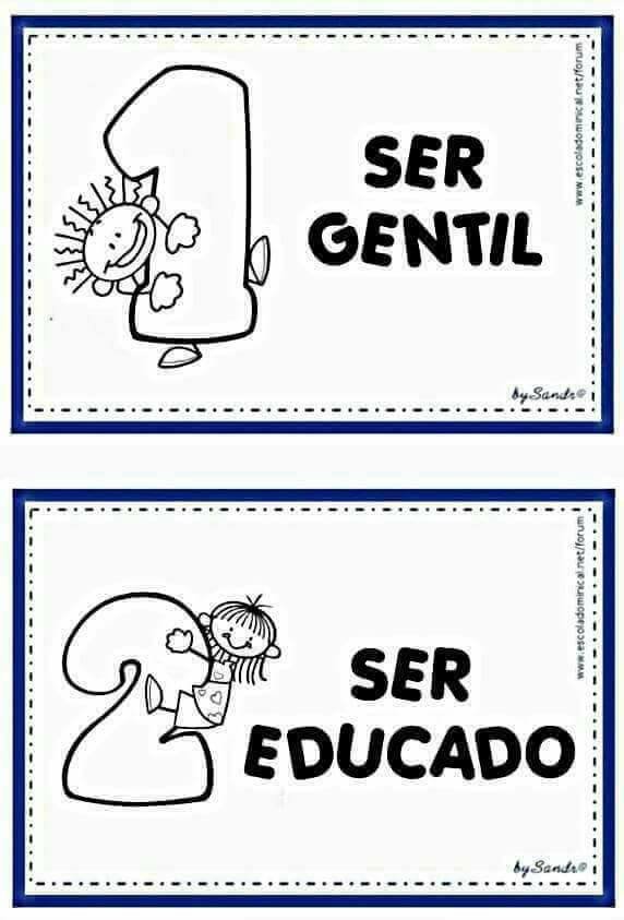 Regrinhas e Combinados para Educação Infantil