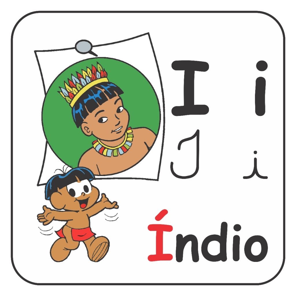 Alfabeto ilustrado com 4 tipos de letras - Cartazes de parede para imprimir