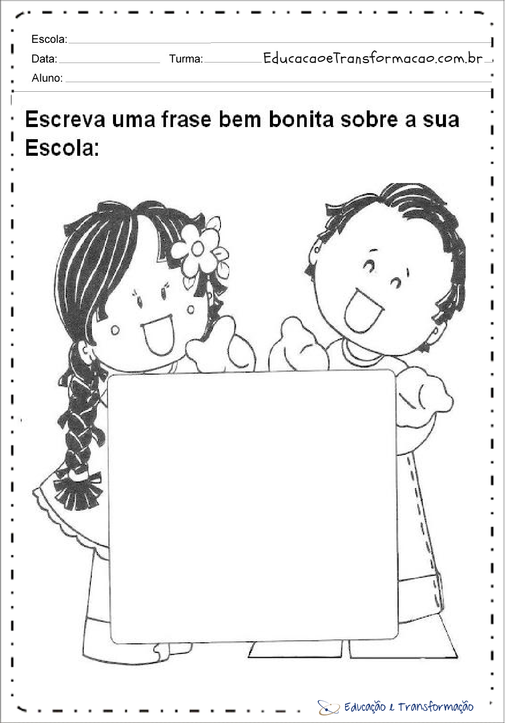 Atividades Dia da Escola