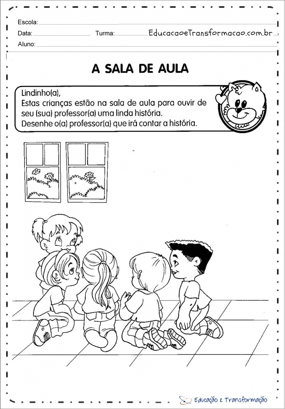 Atividade Dia da Escola - Educação Infantil