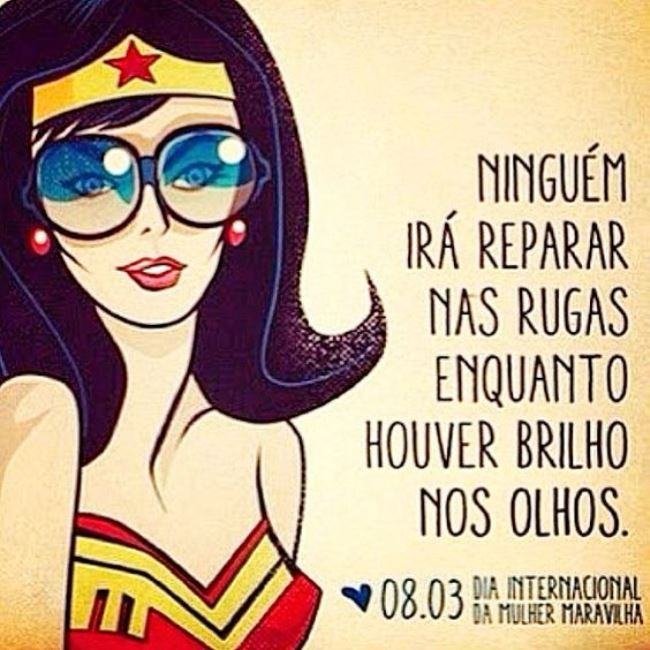 Cartão Dia da Mulher com frases curtas