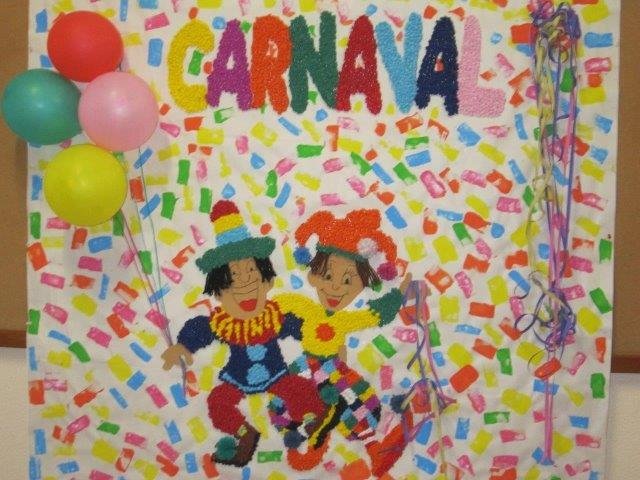 Cartaz de carnaval para escola da Educação Infantil.