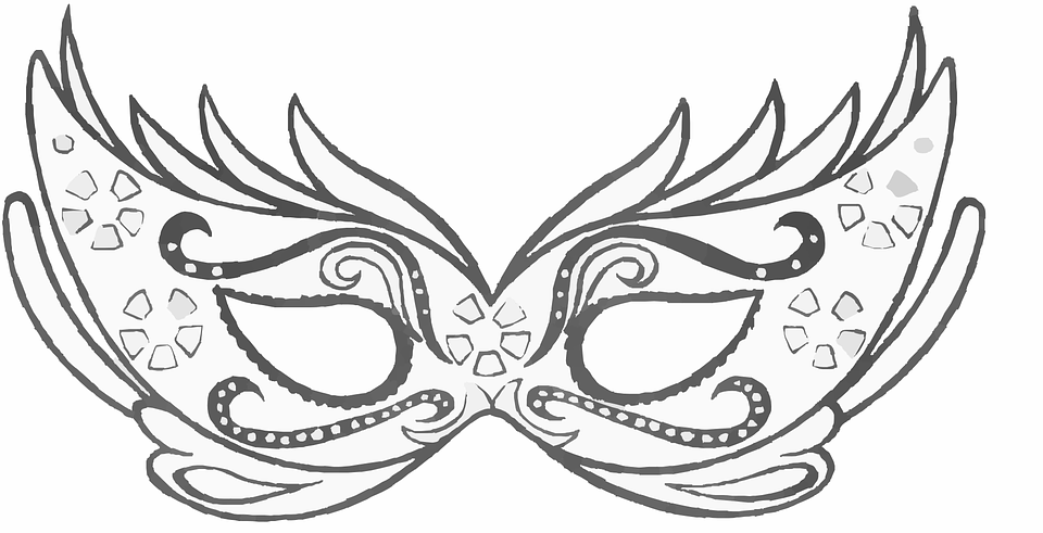 Máscaras de Carnaval - Moldes para imprimir