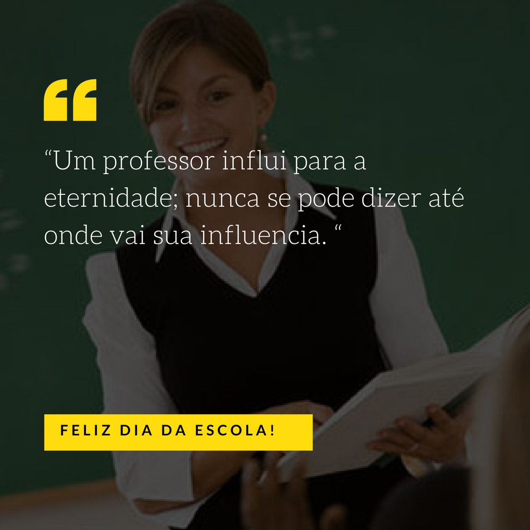 Mensagens Dia da Escola