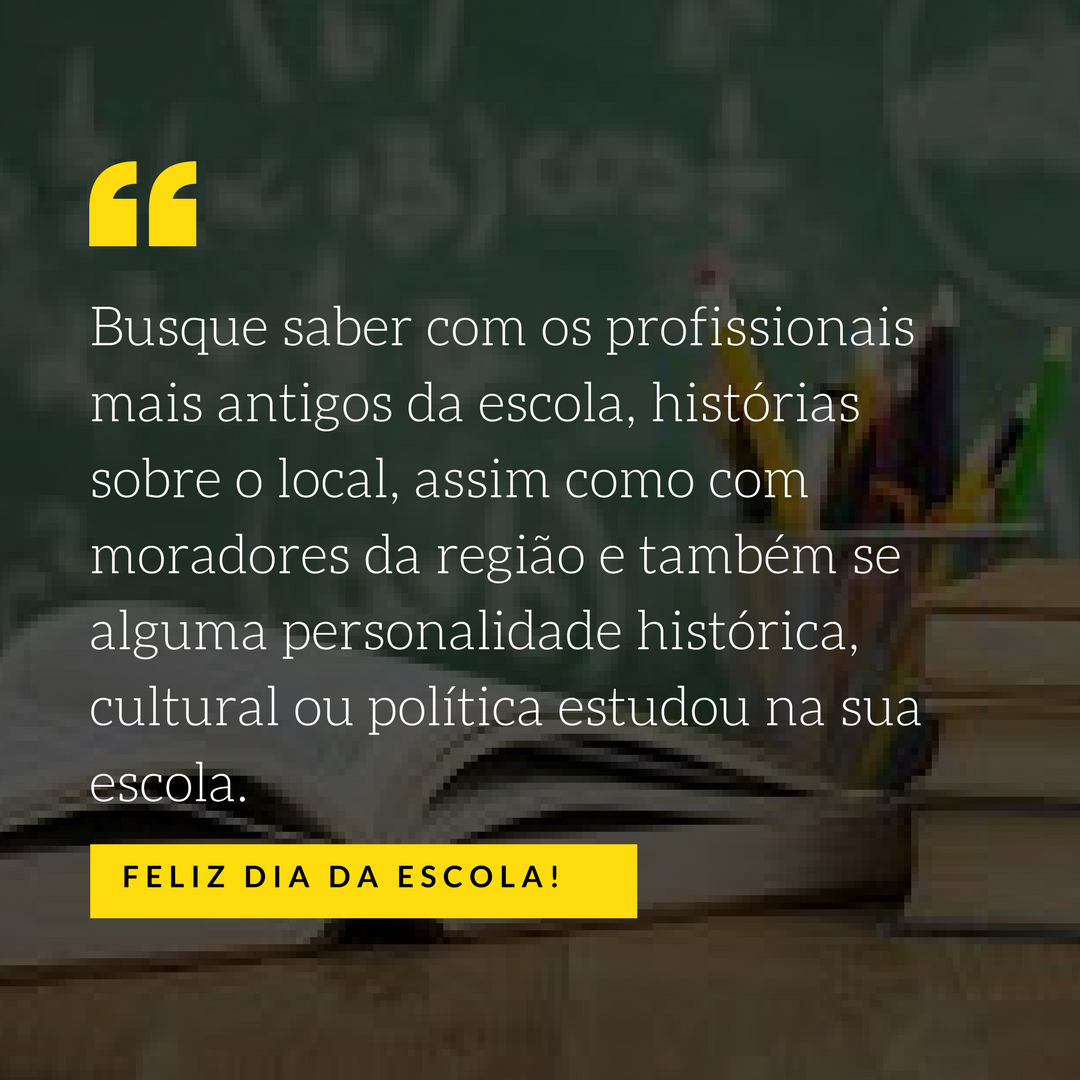 Mensagens Dia da Escola