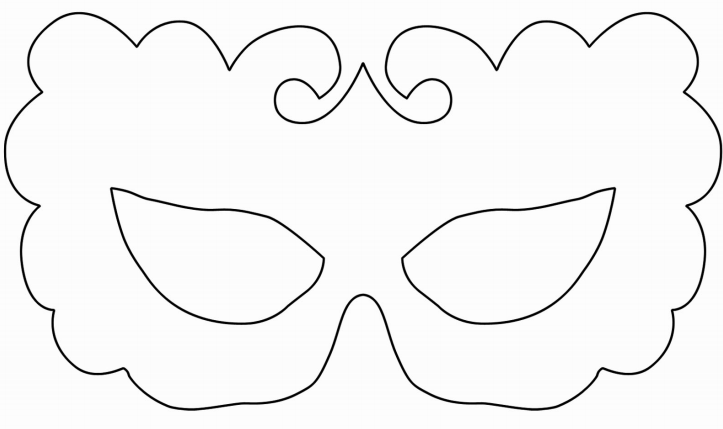 Máscaras de Carnaval - Moldes para imprimir